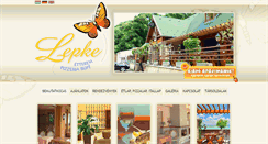 Desktop Screenshot of lepkeetterem.hu